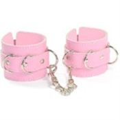 Pink restraints with clip fasteners. RRP £19.99
