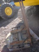 Rotating Pallet forks  Good condition from 3.5 tonne forklift