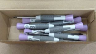 100pcs -  10 cartons of 10 pcs - Roebuck precision Hex screwdriver - rrp £2.99 each