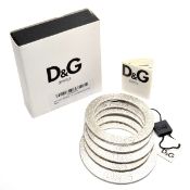 Ladies Silver Plated Wisp Bangles (By D&G Jewels) RRP £149 - Brand New & Boxed