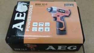 Brand new AEG Cordless Impact drill  + 2 batts + fast battery charger - includes manufacturers