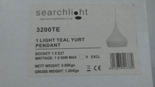 Brand new Searchlight YURT pendant