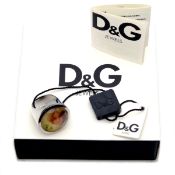 Ladies D&G Round Swap Medal Ring Euro Size 16 ( by D&G Jewels) - RRP: £79  Brand New & Boxed