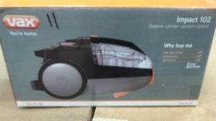 VAX Impact 102 cylinder vac - untested - cat return rrp £69.99
