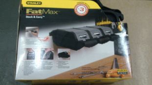 3 pcs - Brand new STANLEY FAT MAX - carry storage cases - boxed brand new rrp £29.99