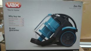 VAX ZEN cylinder vac -cat return - tested power working , includes all attachments as pictured