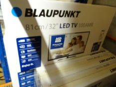 1 x BRAND NEW Blaupunkt 32 inch 81cm LEDHD READY TV, 100 Advanced motion rate, Usb media, EcoHome