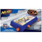 12 x NERF STRIKE ELITE ELECTRONIC TABLE TOP SUPER PINBALL GAME MACHINE. Brand new and Boxed. Total