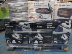 1 x Pallet(RN4) of HIGH VALUE customer returned stock 26 items to include: 10 x Steam Generating