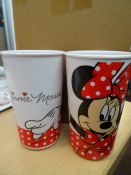 120 x Minnie Mouse Plastic Tumblers. New. Strong design. RRP £240