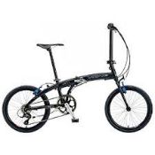 1 x Viking Apex 20 Inch Wheel Folding Bike - Matt Black. RRP £399.99! A very lightweight folding