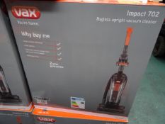 1 x Vax Impact 702 - Bagless Upright Vacuum Cleaner. U86-ID-Be. Very high retail value. Unchecked/
