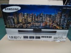 1 x SAMSUNG 55 Inch (138CM) Ultra High Definition 4K. Multi link screeen, smart hub, samsung smart