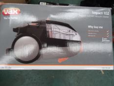 1 x Vax Impact 102 - Bagless Cylinder Vacuum Cleaner.. C86-TO-Be. Very high retail value.
