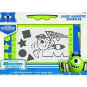 12 x Monsters university Large Magnetic Scribbler. Includes: 1 x Magnetic scribbler, 4 Magnetic
