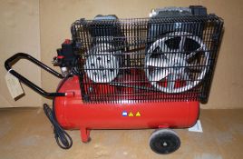 3hp 50l Belt Driven compressor 

 ? Voltage                       -  240
 ? Horsepower