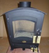 Clarke woodburning stove dl008 The Malvern steel wood burning stove is the ideal focal point for the