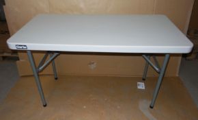 Clarke Heavy Duty Folding Table table. 'As new condition'.