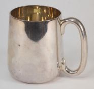 An Elizabeth II  silver tankard, maker B