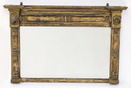 A Regency giltwood and gesso landscape o