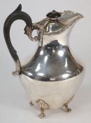 A Victorian Scottish silver water jug: m