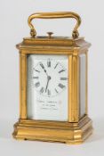 A  French miniature carriage clock:, the