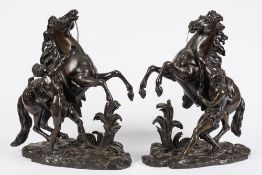 After Cousteau, a pair of bronze Marly h