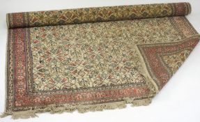 A Isfahan carpet:, the beige field with