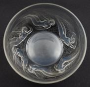 A Lalique bowl Ondines: the mildly opale