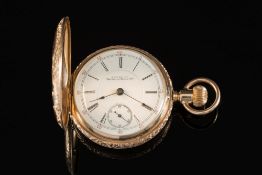 Waltham, a full-hunter engraved pocket w