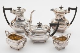 An Edward VII/George V  matched five-pie