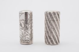 A Victorian silver scent bottle, maker S