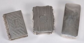 A Victorian silver vinaigrette, maker Na