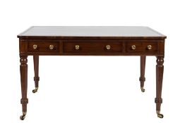 An early 19th Century mahogany library t