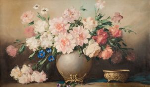 F. Kormendy [20th century]-  Still life