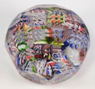 A St Louis glass scrambled millefiori pa