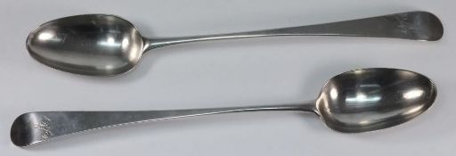 A pair of George III provincial silver O