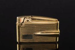 Ronson, a 9ct gold lighter, boxed: the c