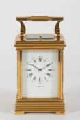 A late Victorian French carriage clock: