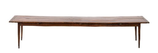 A 19th Century elm farmhouse table of la