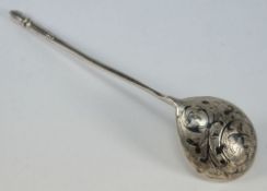 An Imperial Russian silver and niello sp