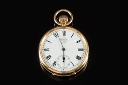 Dent, an 18ct gold pocket watch: the whi
