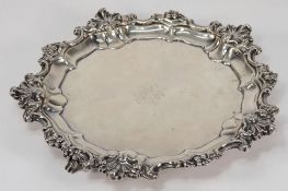 An Edward VII waiter, maker Robert Charl