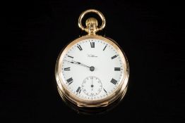 Waltham, an 18ct gold pocket watch: the