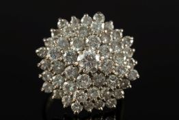 A diamond circular cluster ring:, the ce