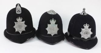 A Metropolitan Police Officers helmet, a