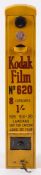 A  Kodak enamel wall mounted vending mac