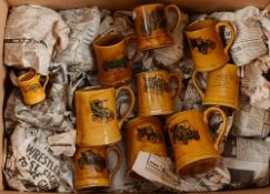 A collection of Motoring themed ceramics