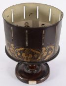 An early 20th century brown and gilt Rus