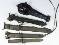 A Tris divers knife together with three